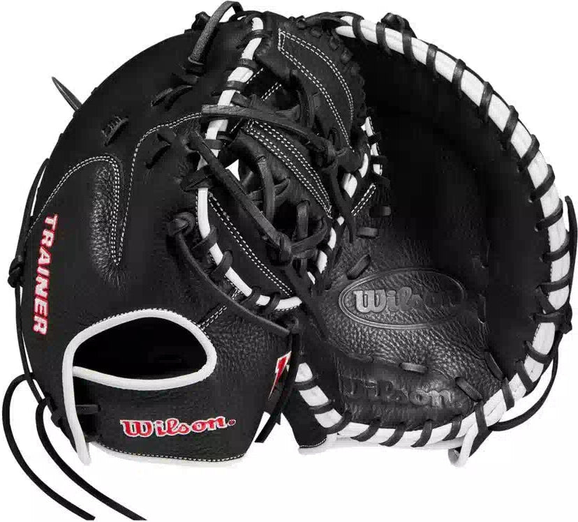 Wilson 11.00’’ First Base Trainer Wbw100910 - Black White Red - Right Throw