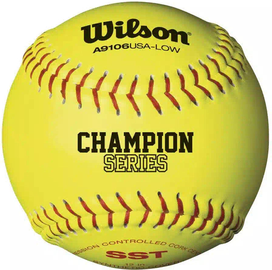Wilson 12’’ Asa.47 Cor/375 Comp Syn Cork Wta9106bl- Dozen - Yellow / 12