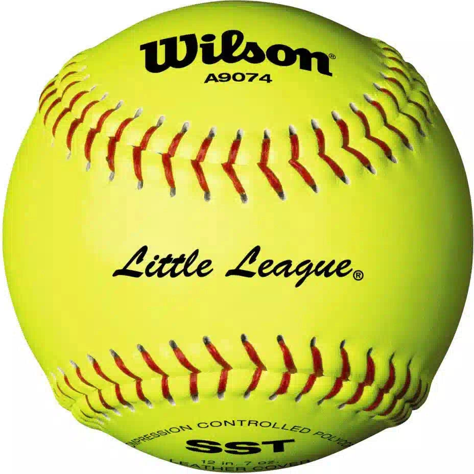 Wilson 12’’ Little League/lthr Polycore Wta9074b- Dozen - Yellow / 12