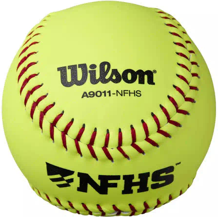 Wilson 12’’ Nfhs/leather Polycore Wta9011bs- Dozen - Yellow / 12