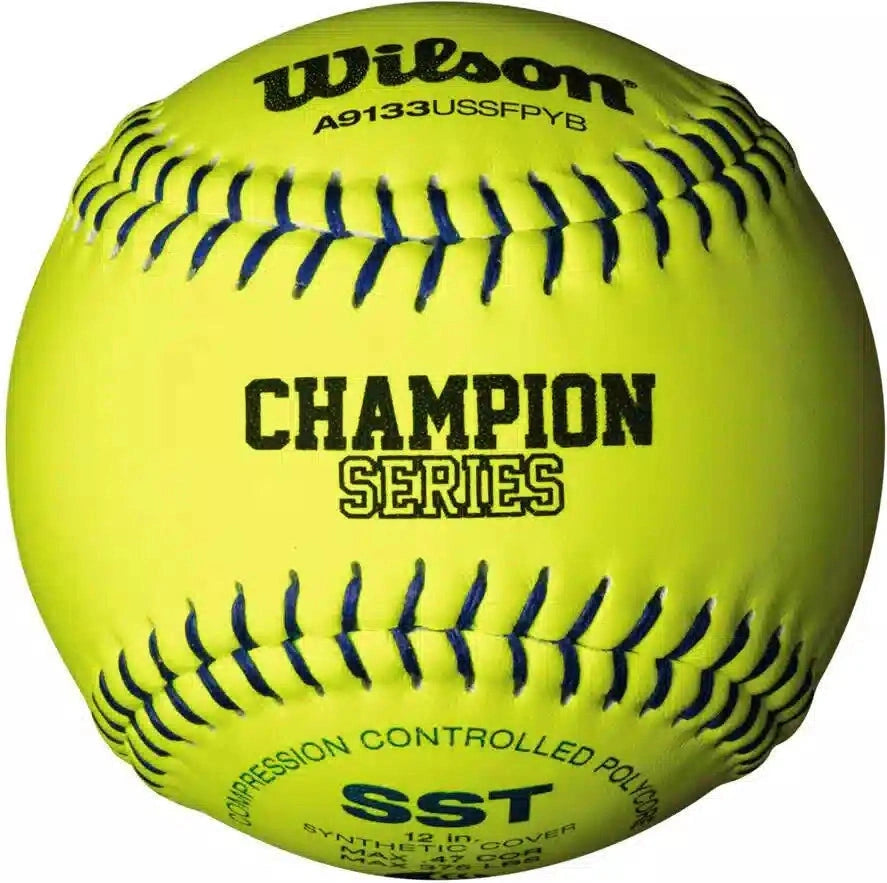 Wilson 12’’ Syn Usssa Fp Sb A9133bfpy- Dozen - Yellow