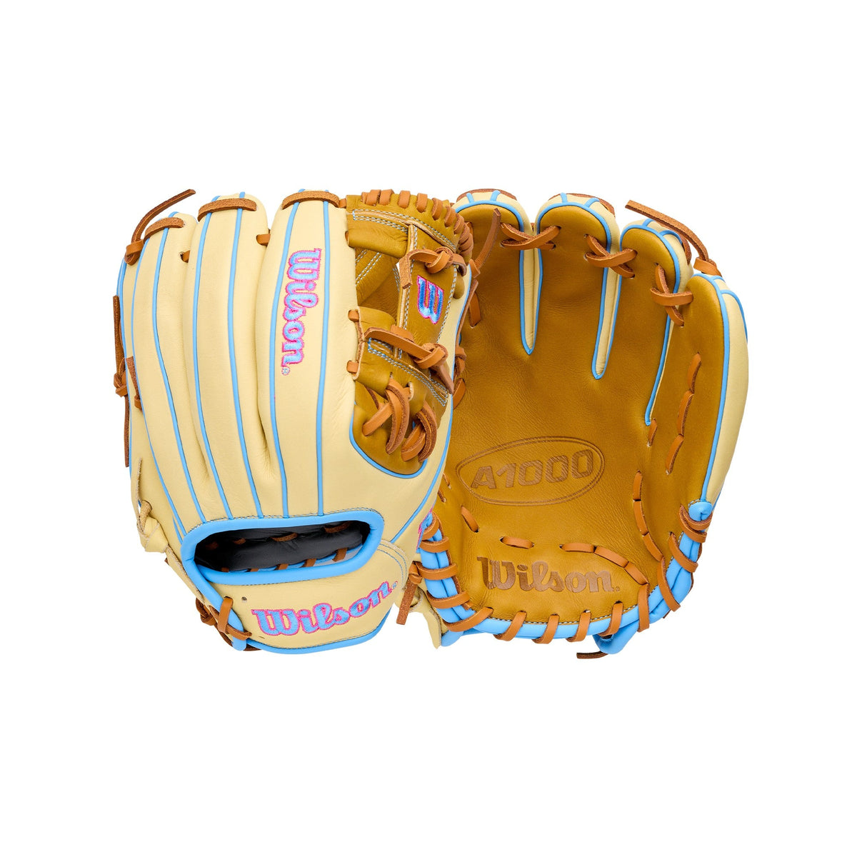 Wilson 2027 A1000 1786 11.50’’ Infield Baseball Glove Wbg02501rt1786 - Tan Yellow
