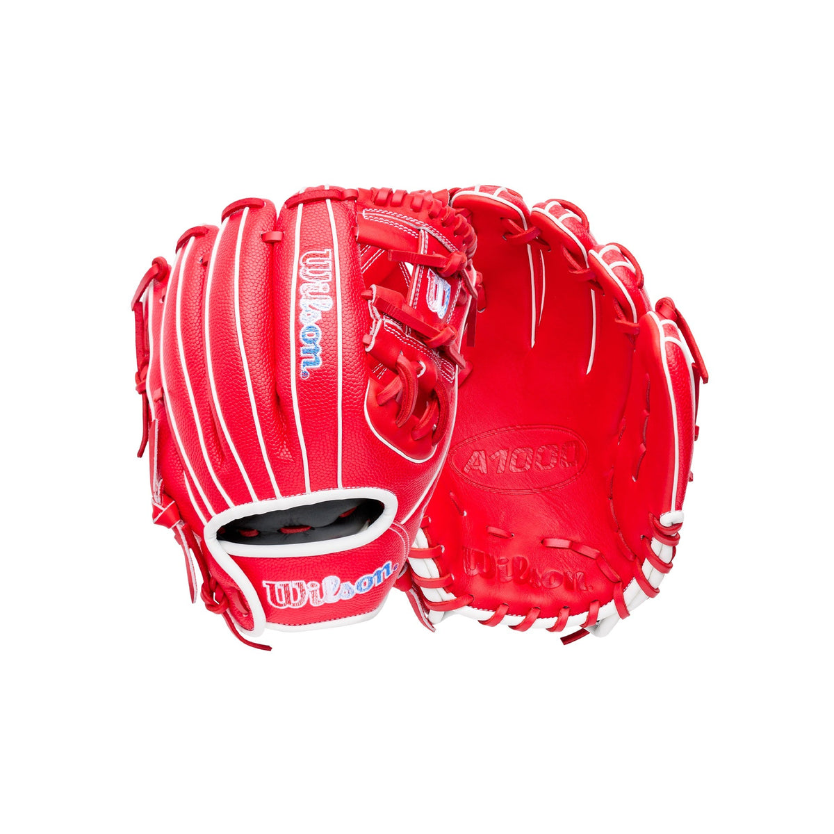Wilson 2027 A1000 Pf11 11.00’’ Infield Baseball Glove Wbg05201rt11 - Red White