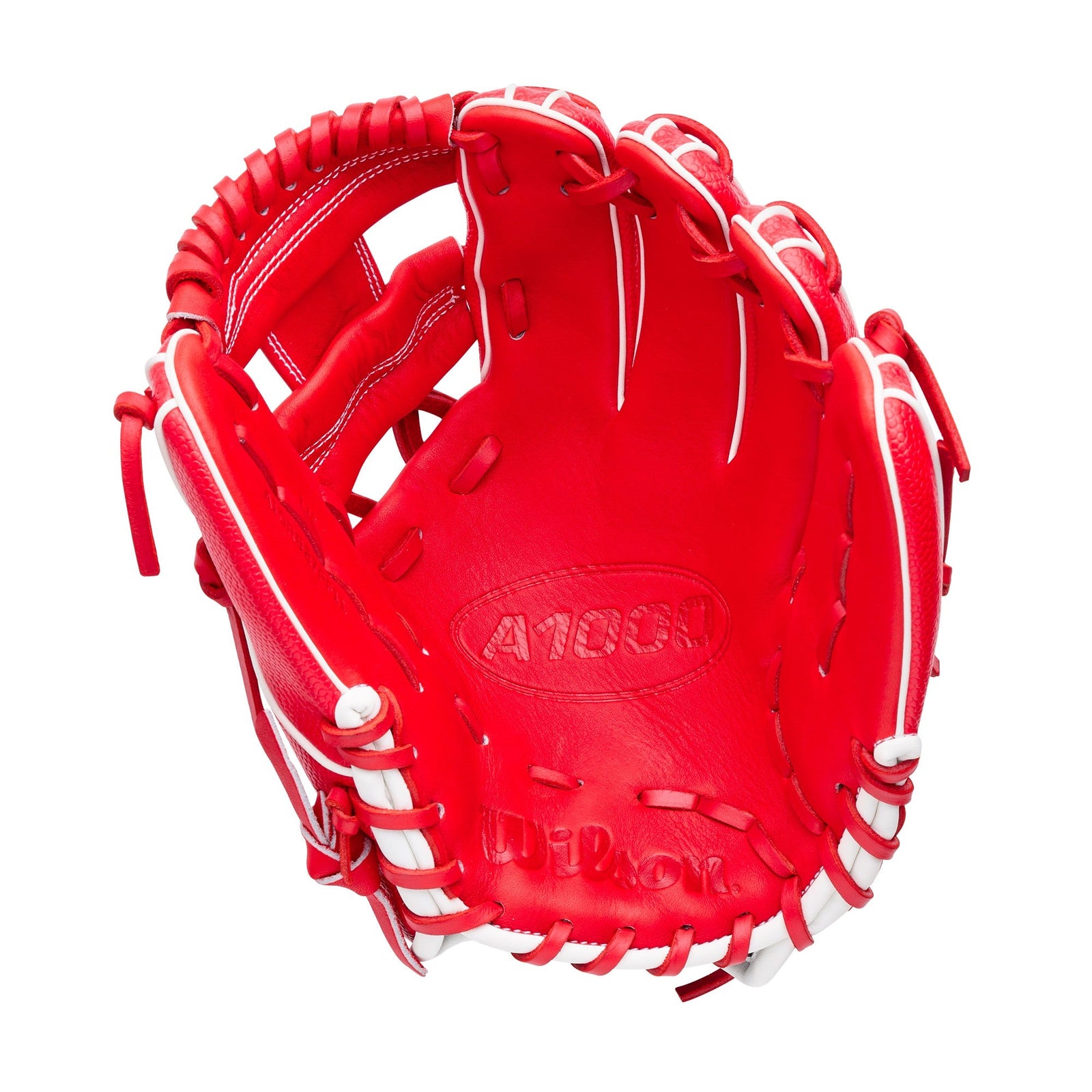 Wilson 2027 A1000 Pf11 11.00’’ Infield Baseball Glove Wbg05201rt11 - Red White
