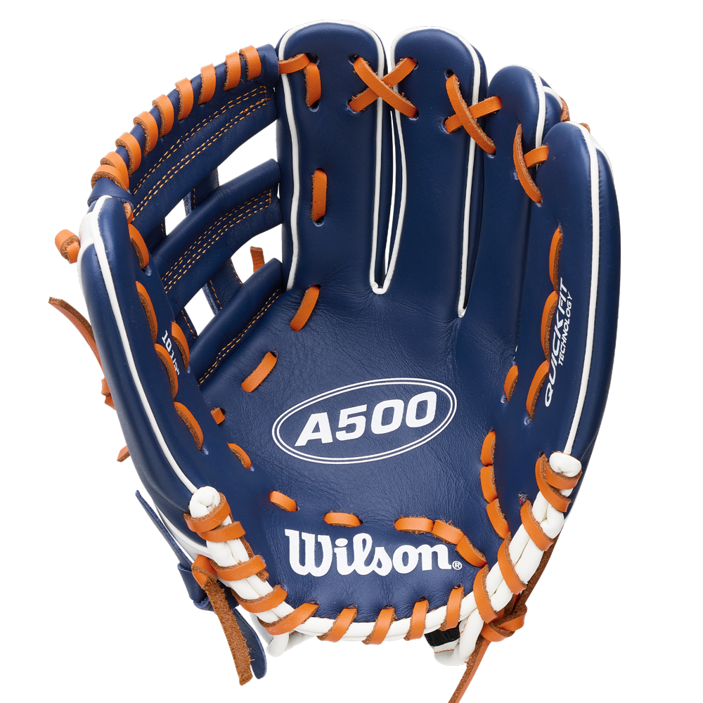 Wilson 2027 A500 10.50’’ Infield Baseball Glove Wbg08401rt105 - Navy Orange