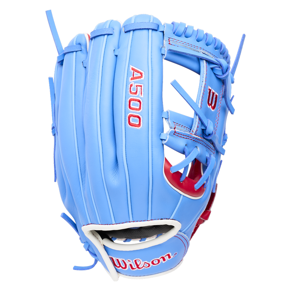 Wilson 2027 A500 11.50’’ Infield Baseball Glove Wbg08601rt115 - Blue Red