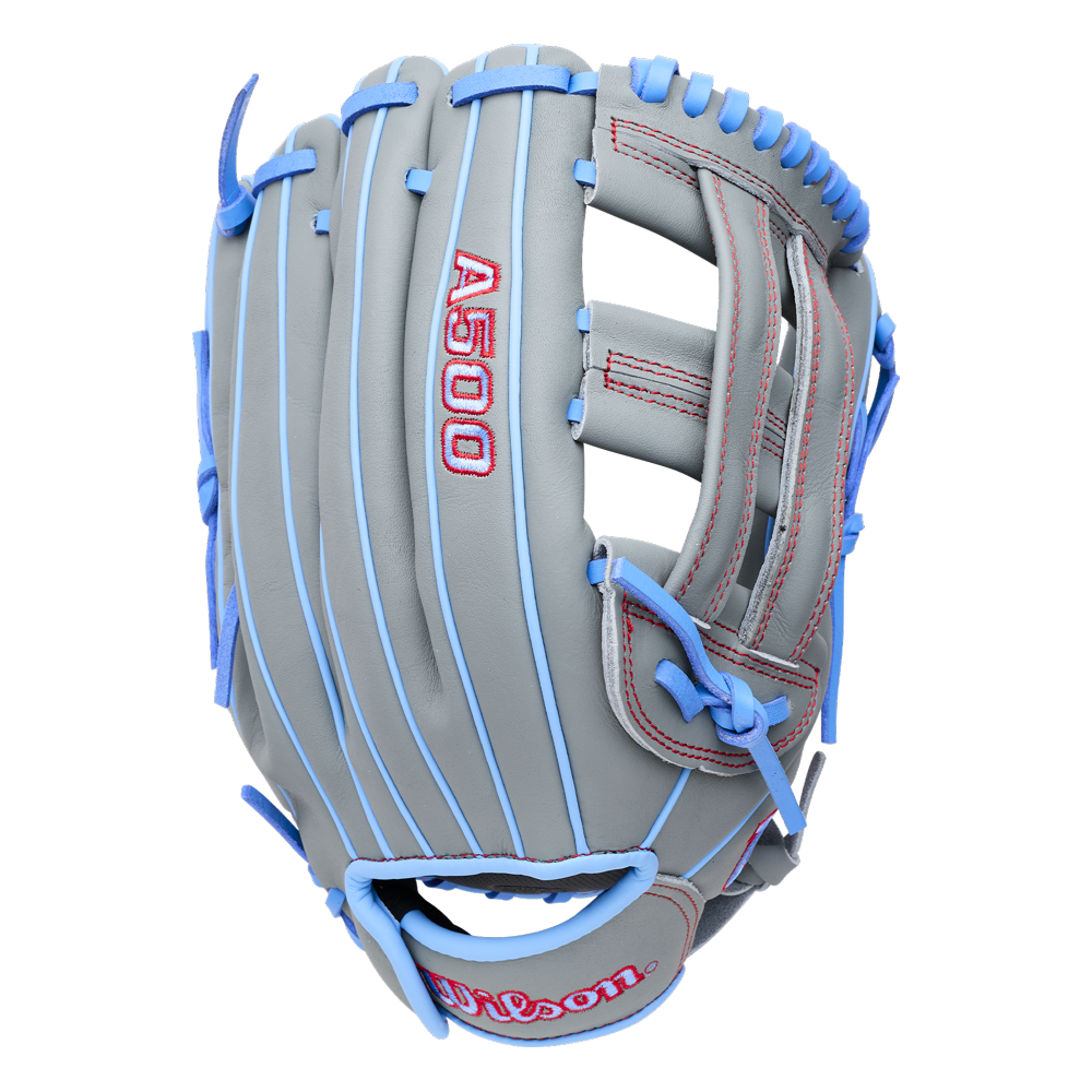 Wilson 2027 A500 12.00’’ Baseball Glove Wbg08701rt12 - Gray Blue
