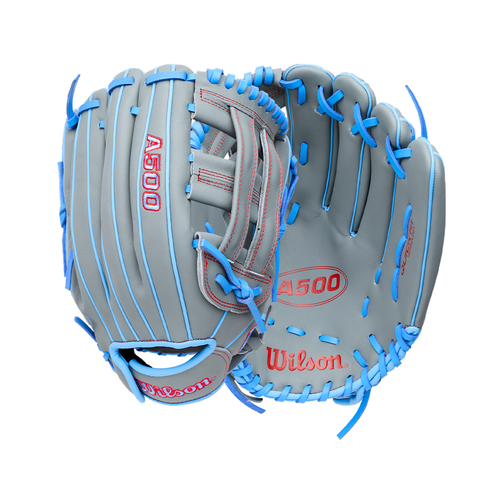 Wilson 2027 A500 12.00’’ Baseball Glove Wbg08701rt12 - Gray Blue