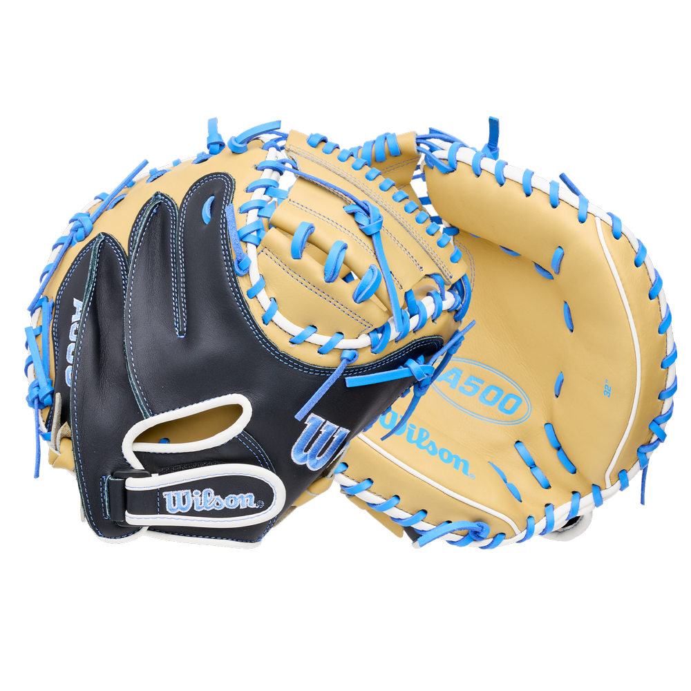 Wilson 2027 A500 32.00’’ Catcher’s Mitt Wbg08901rt32 - Black Yellow