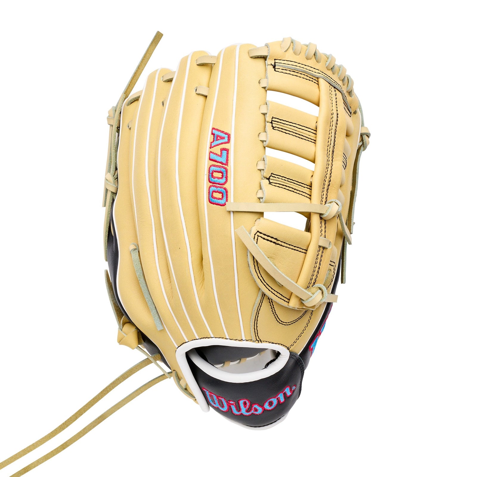 Wilson 2027 A700 12.50’’ Outfield Baseball Glove Wbg04601rt125 - Yellow Black