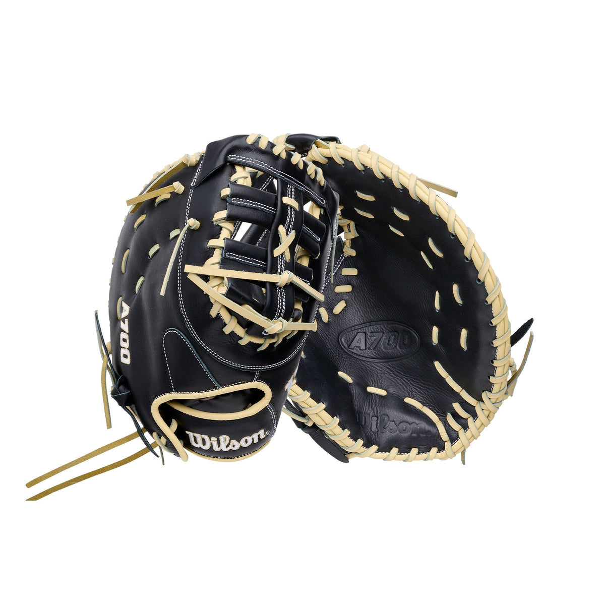 Wilson 2027 A700 1620 First Base Mitt Wbg04801rt1620 - Black Yellow