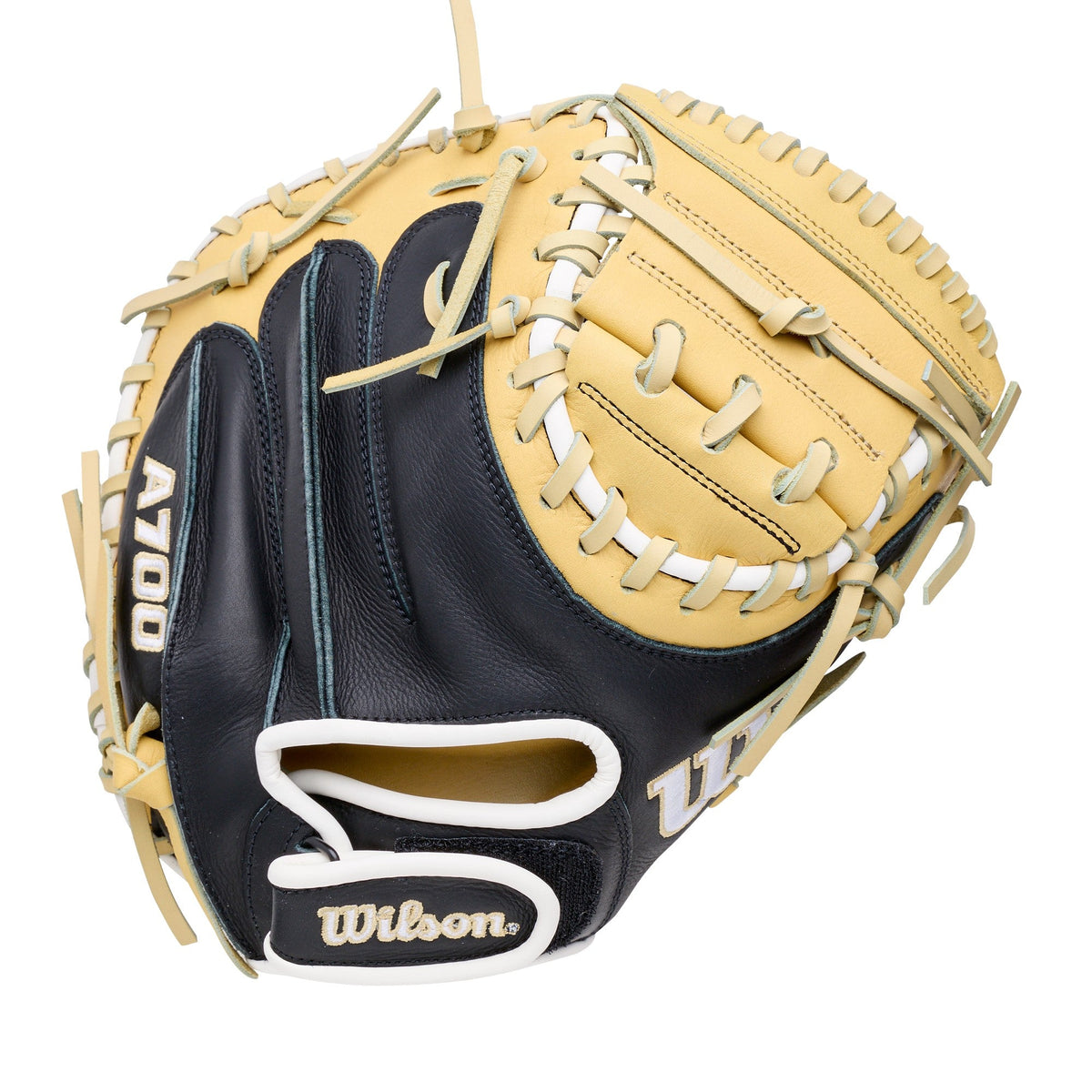 Wilson 2027 A700 32.50’’ Catcher’s Mitt Wbg04701rt325 - Yellow Black