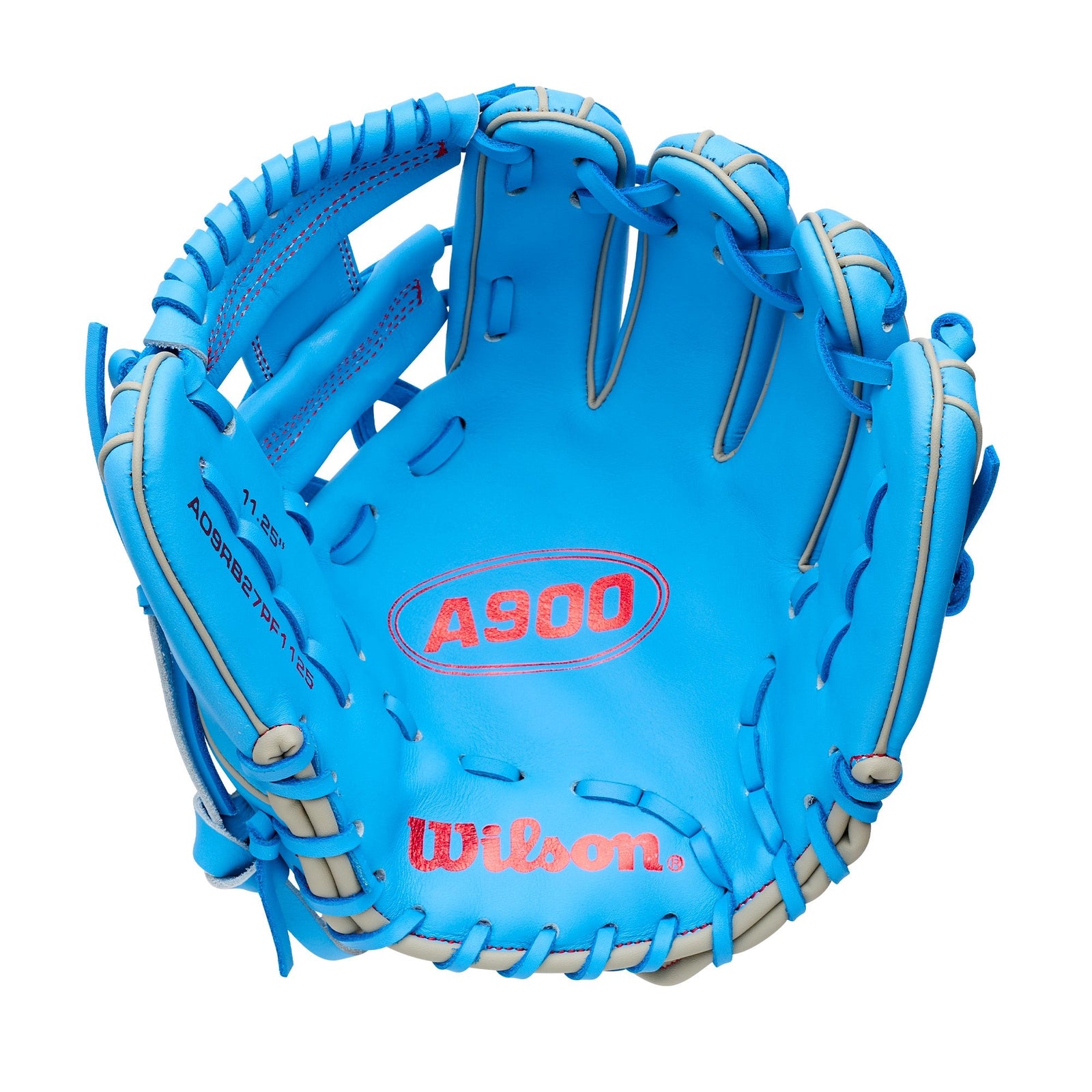 Wilson 2027 A900 11.25’’ Infield Baseball Glove Wbg03901rt1125 - Blue Silver