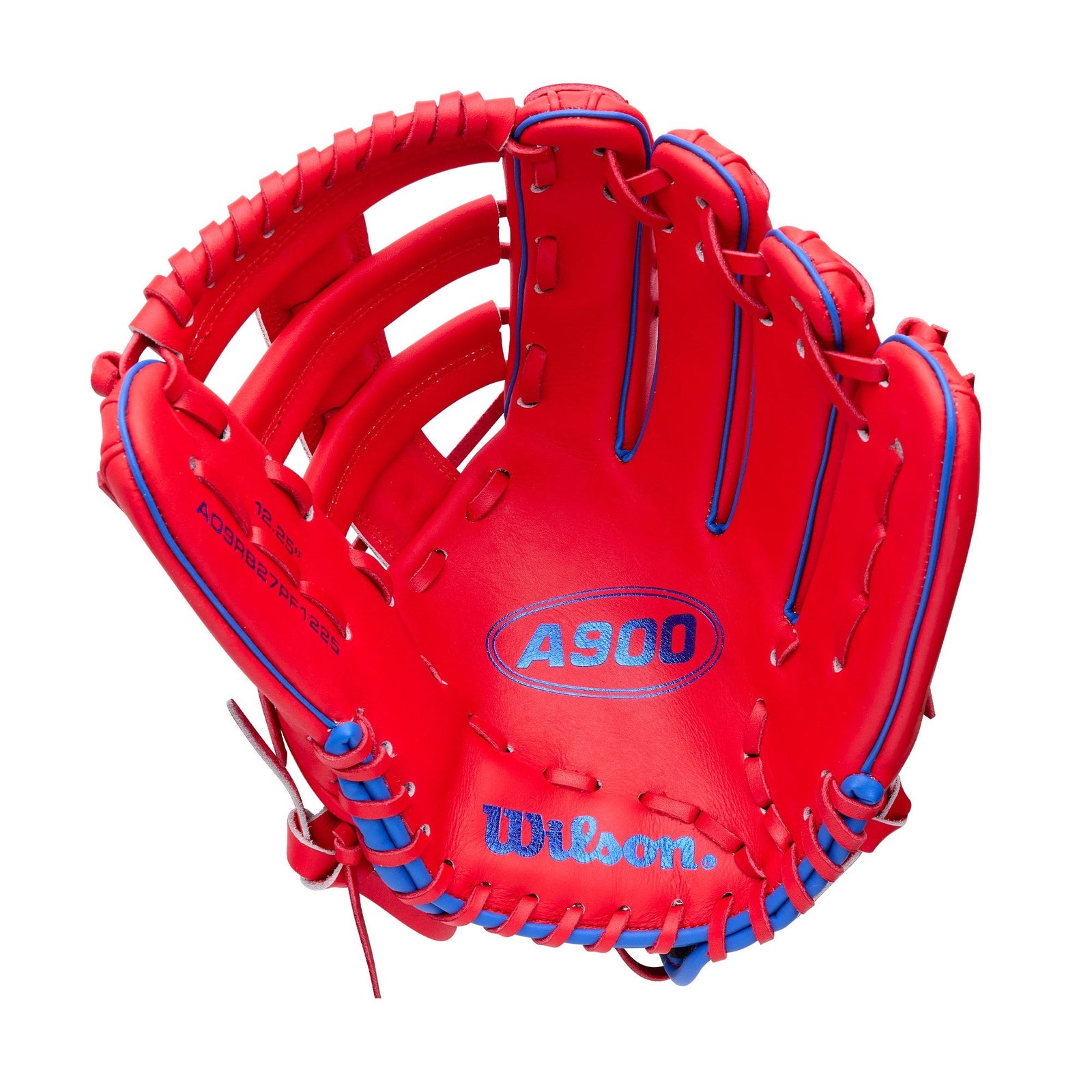 Wilson 2027 A900 12.25’’ Outfield Baseball Glove Wbg04201rt1225 - Red Blue