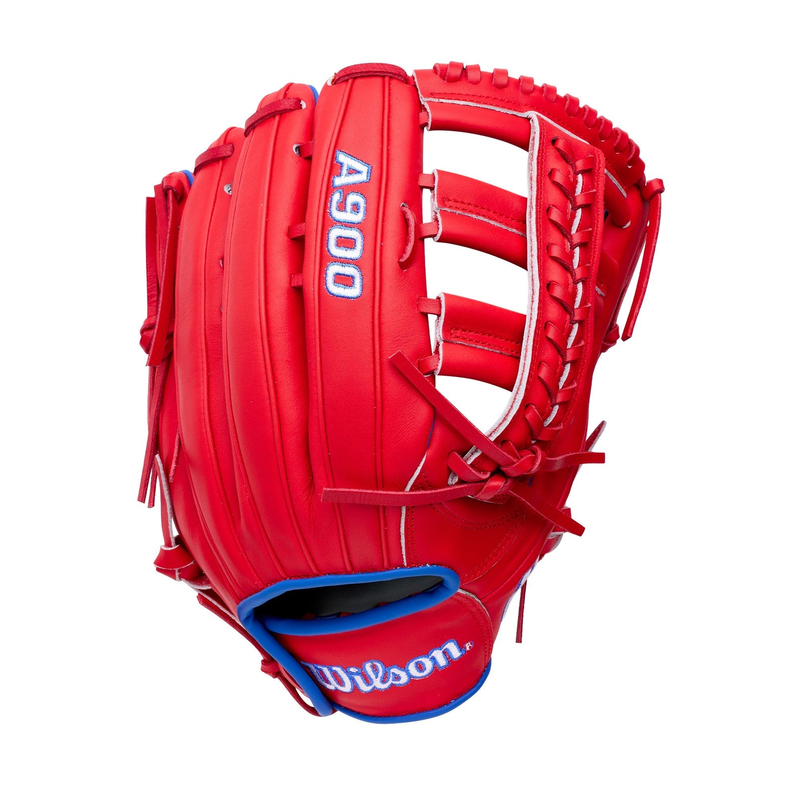 Wilson 2027 A900 12.25’’ Outfield Baseball Glove Wbg04201rt1225 - Red Blue