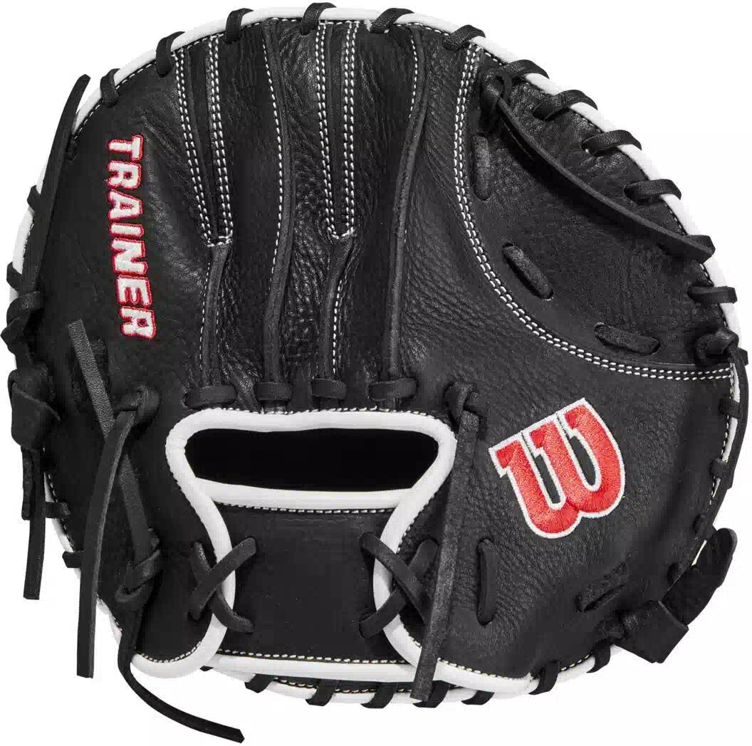 Wilson 27.50’’ Infield Pancake Trainer Wbw100997 - Black Red - Right Throw