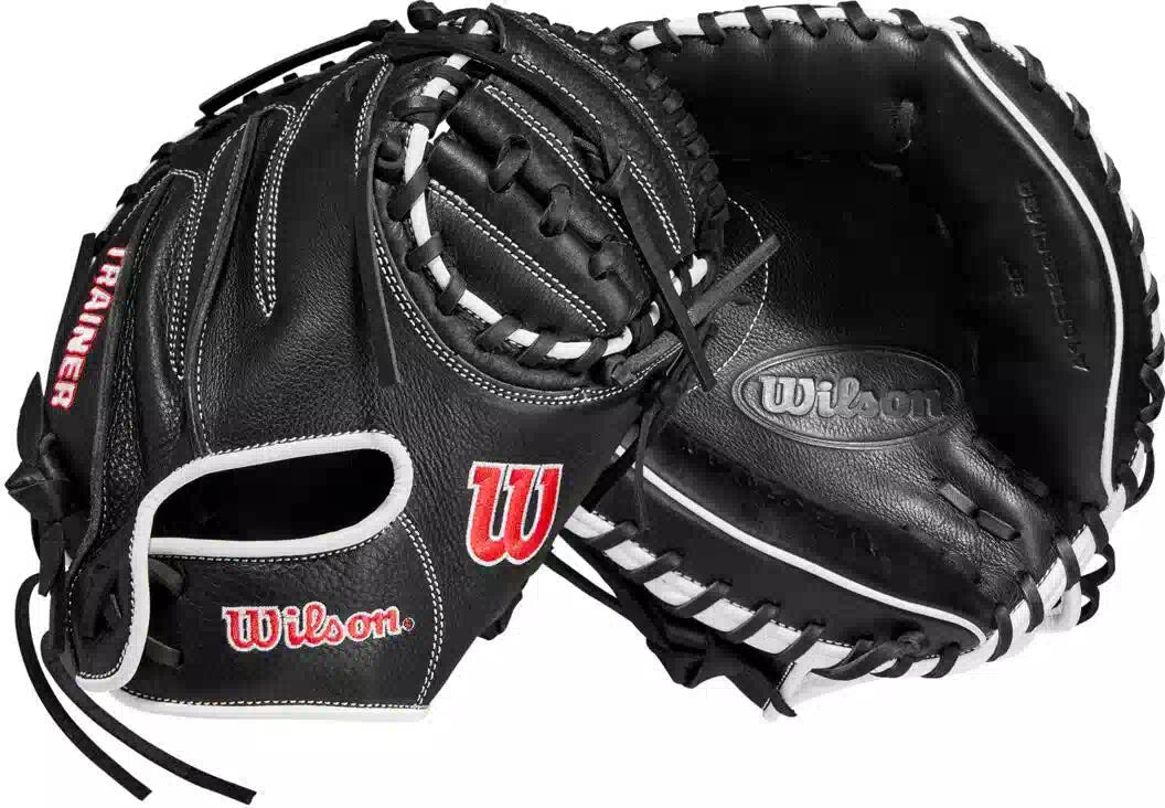Wilson 30.00’’ Catching Trainer Wbw100996 - Black Red White - Right Throw