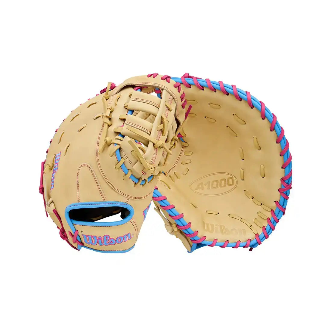 Wilson A1000 1620 12.50’’ First Base Mitt Wbw103967125 - Blonde Flamingo
