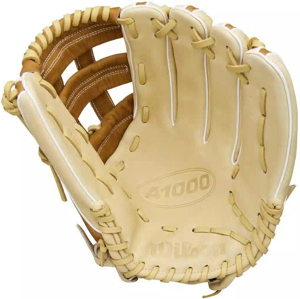Wilson A1000 1750 12.50’’ Outfield Baseball Glove Wbw103964 - Blonde Saddle White