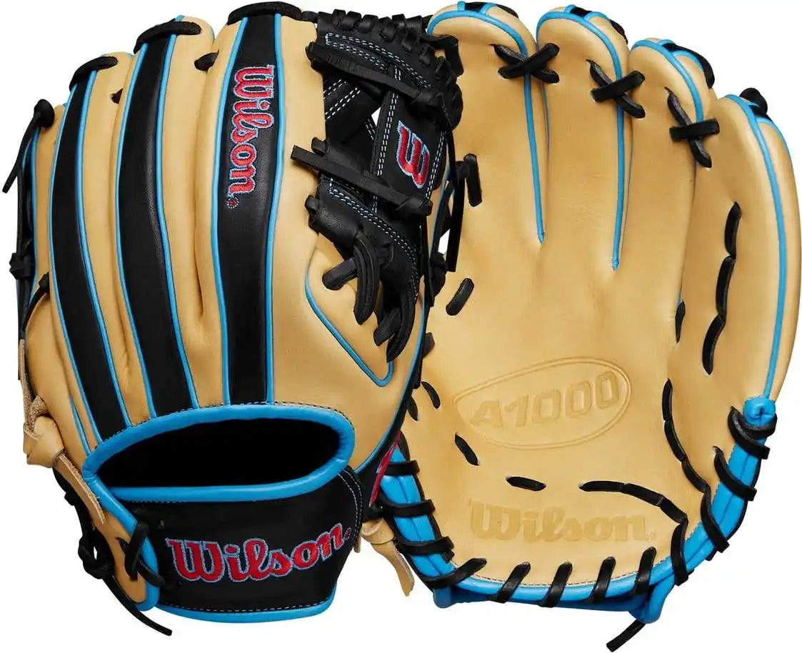 Wilson A1000 1786 11.50’’ Infield Glove Wbw102579115 - Blonde Black Cool Blue - Cork / Right Throw