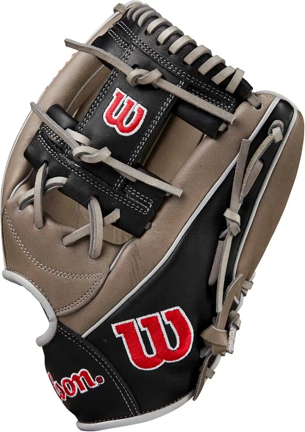 Wilson A1000 1787 11.75’’ Infield Glove Wbw1025801175 - Gray Black Red - White / Right Throw