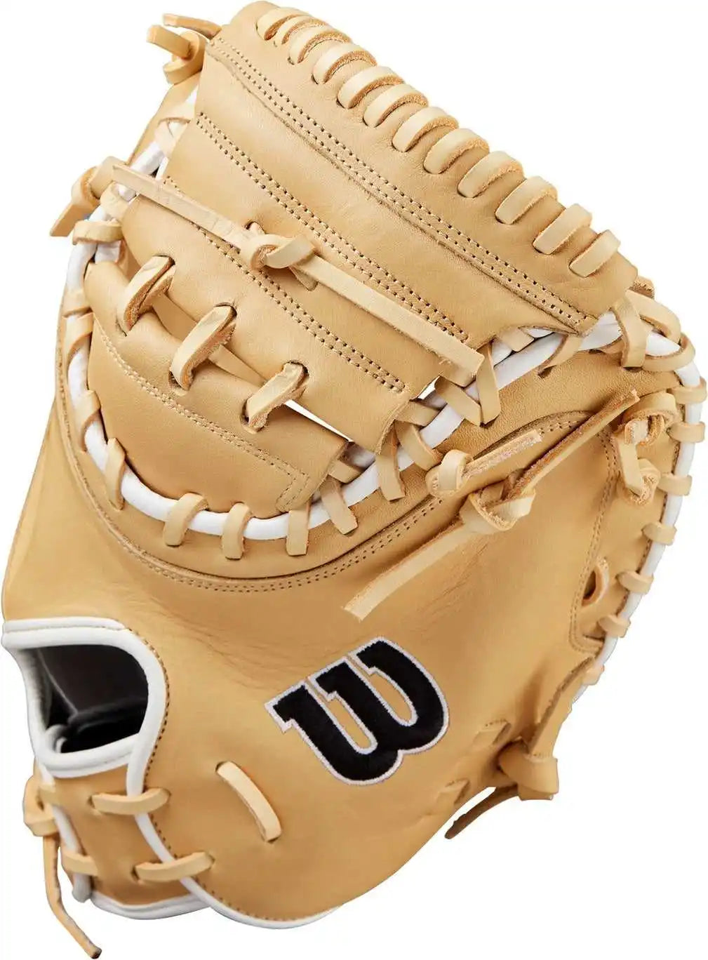 Wilson A1000 Cm33 33.00’’ Catcher’s Mitt Wbw10258933 - Blonde Black White - Cork / Right Throw