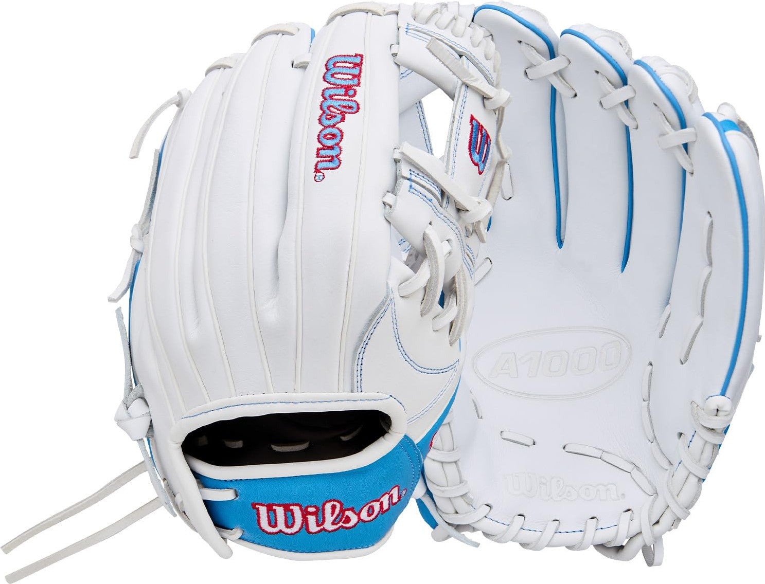Wilson A1000 H12 12.00’’ Infield Fastpitch Glove Wbw103969 - White Red - Right Throw