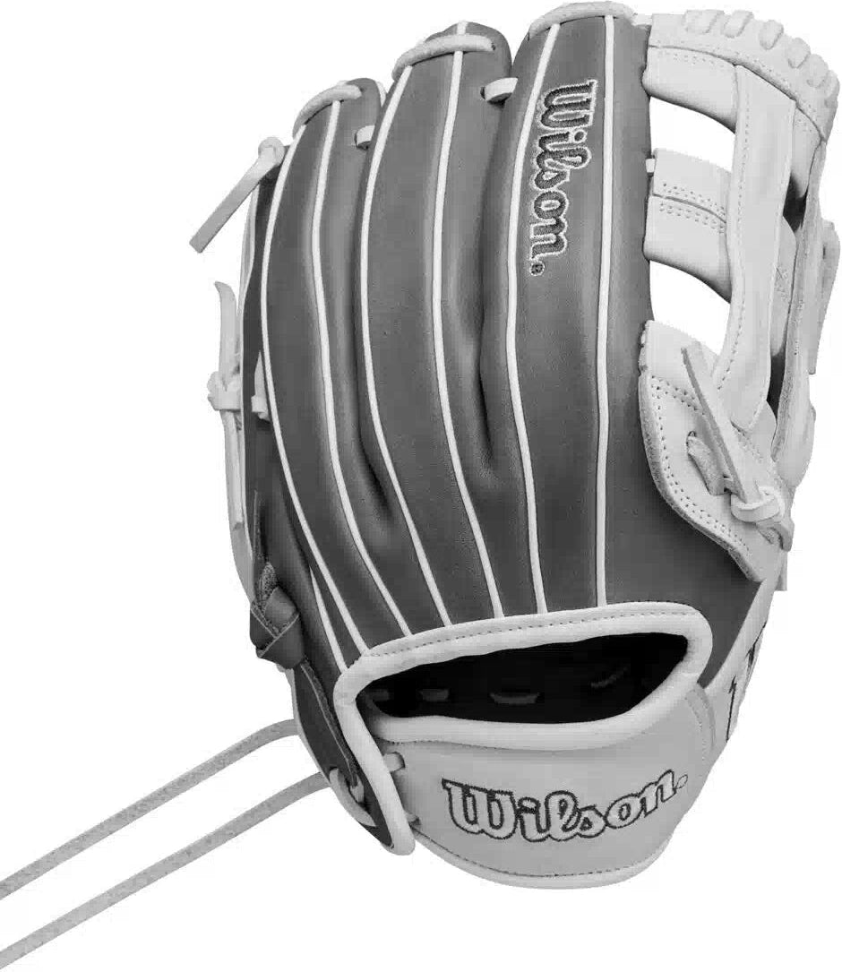 Wilson A1000 If12 12.00’’ Infield Fastpitch Softball Glove Wbw102591 - White Gray - Right Throw