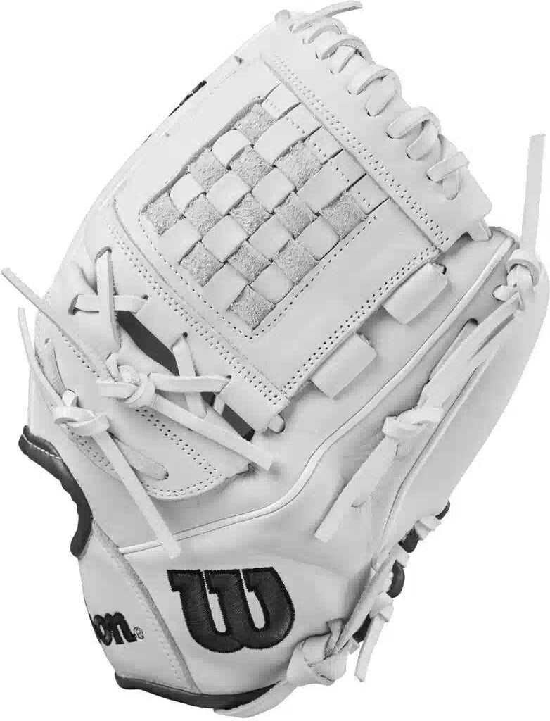 Wilson A1000 P12 Pitcher’s 12.00’’ Fastpitch Glove Wbw102592 - White Gray