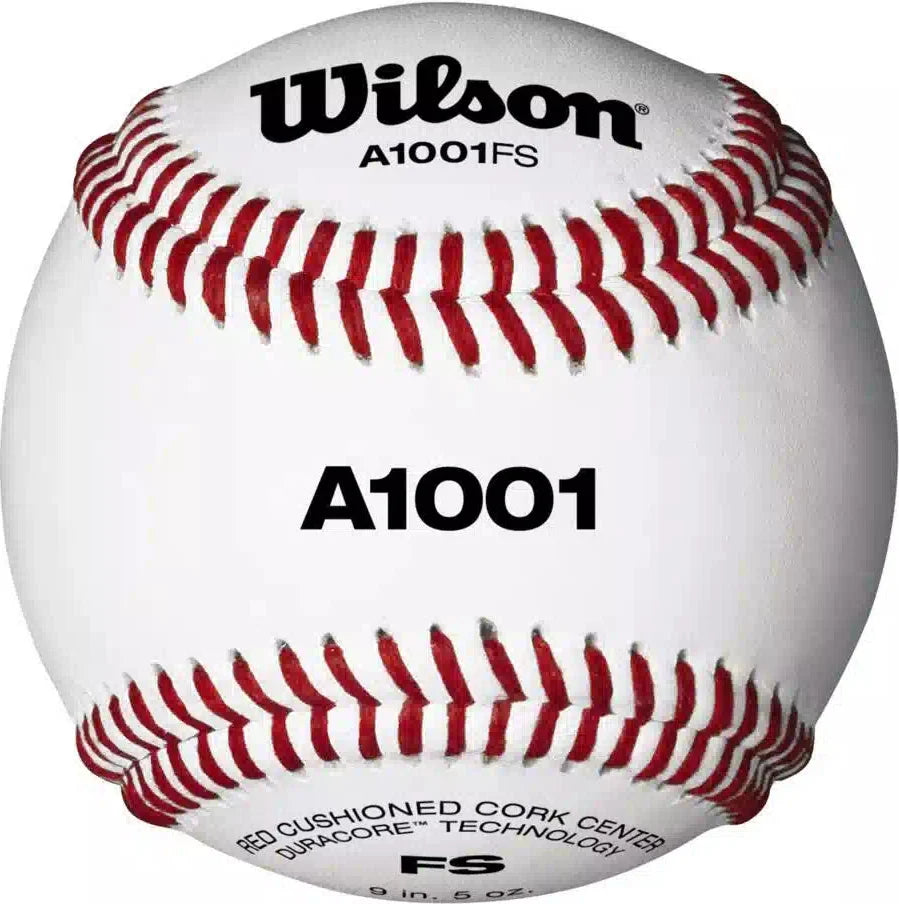 Wilson A1001 Game Baseball Flat Seam Ta1001bfs- Dozen