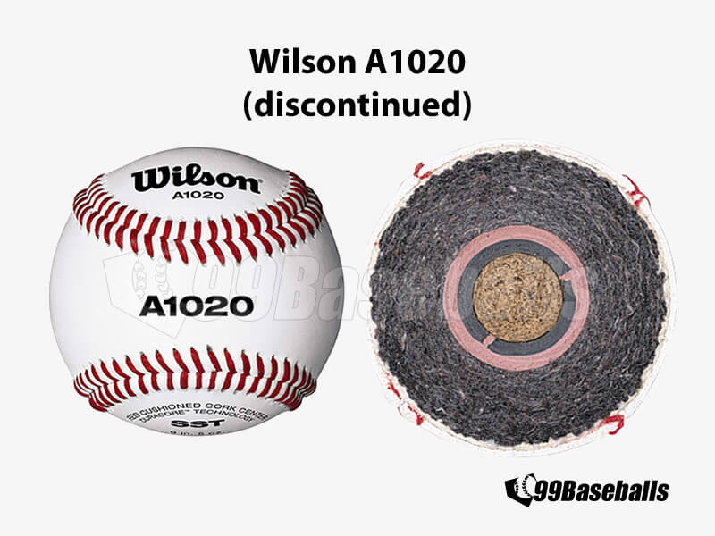 Wilson A1020b Flat Seam Bb Mlp Wta1020b0mlp- Dozen - White