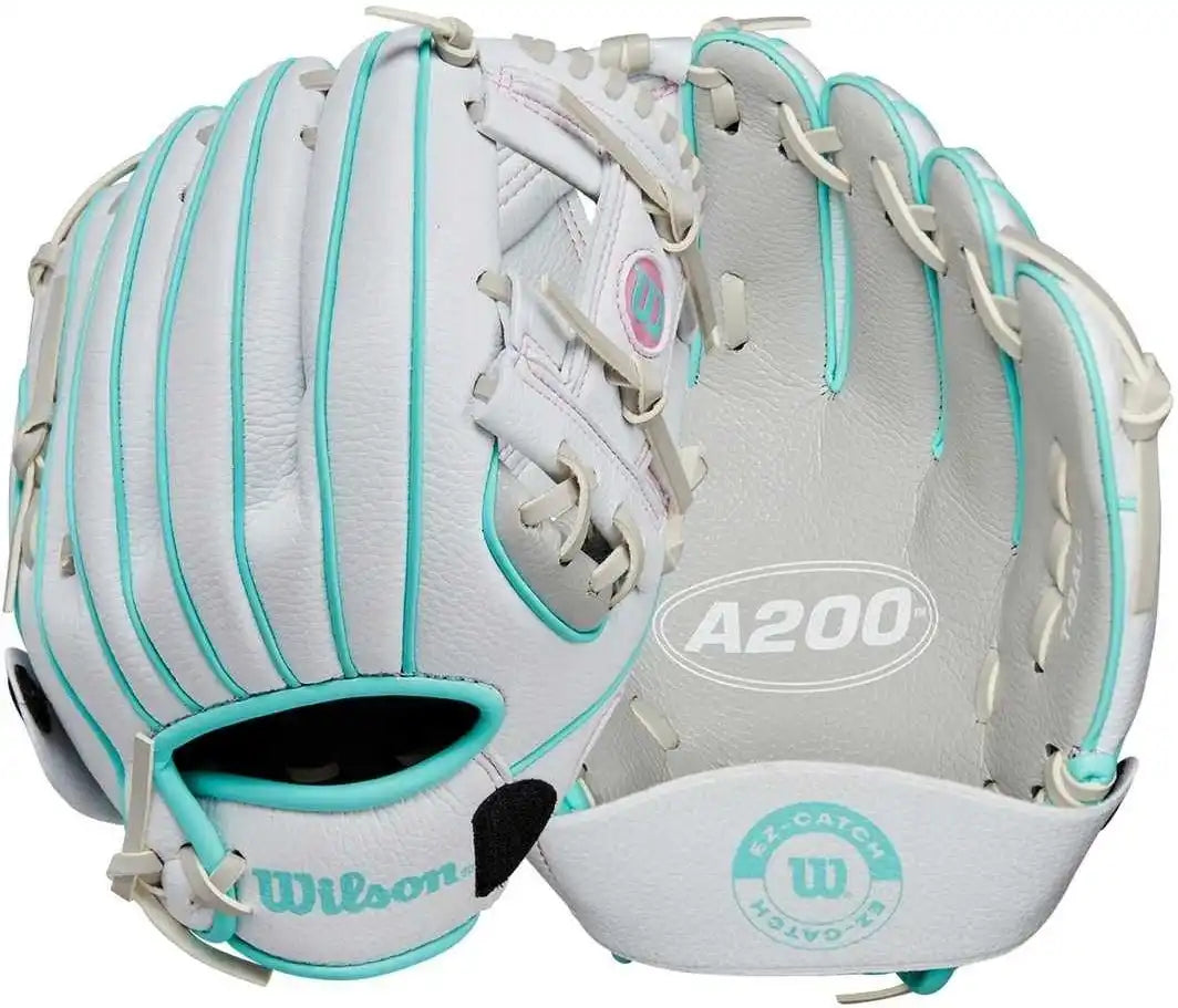 Wilson A200 Ez Catch 10.00’’ Glove Silver White Light Gray / Right