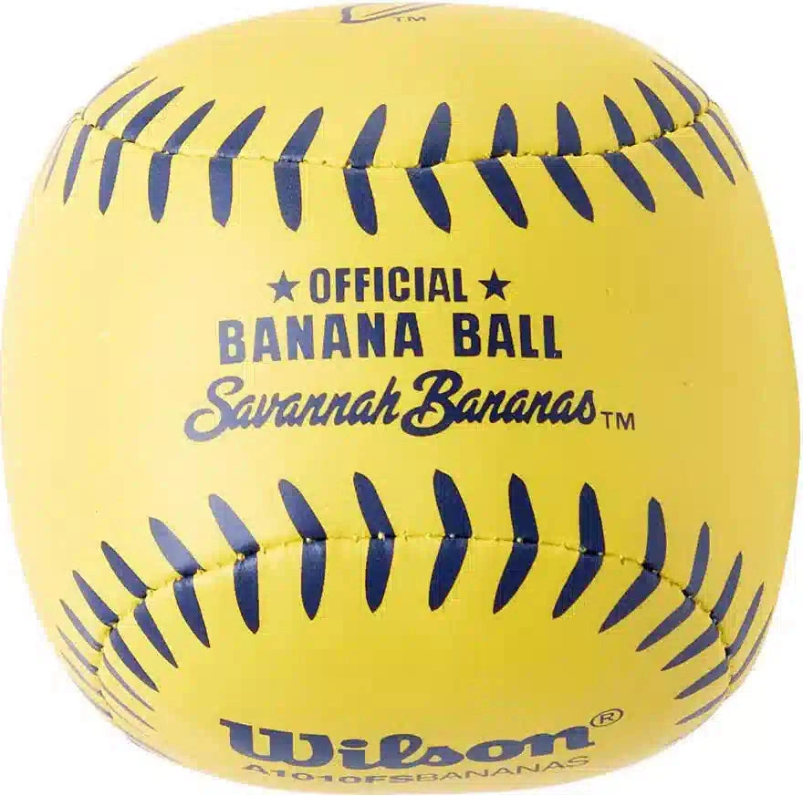 Wilson A200 Savannah Bananas 10.00’’ Glove Ball & Bat Kit Wbw104104 - Yellow Black - Right Throw