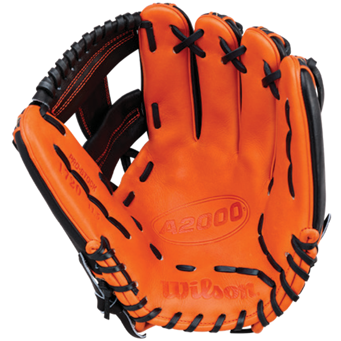 Wilson A2000 1720ss 11.50’’ Infield Glove Oct 2026 Gotm Wbg31001rt115 - Black Orange