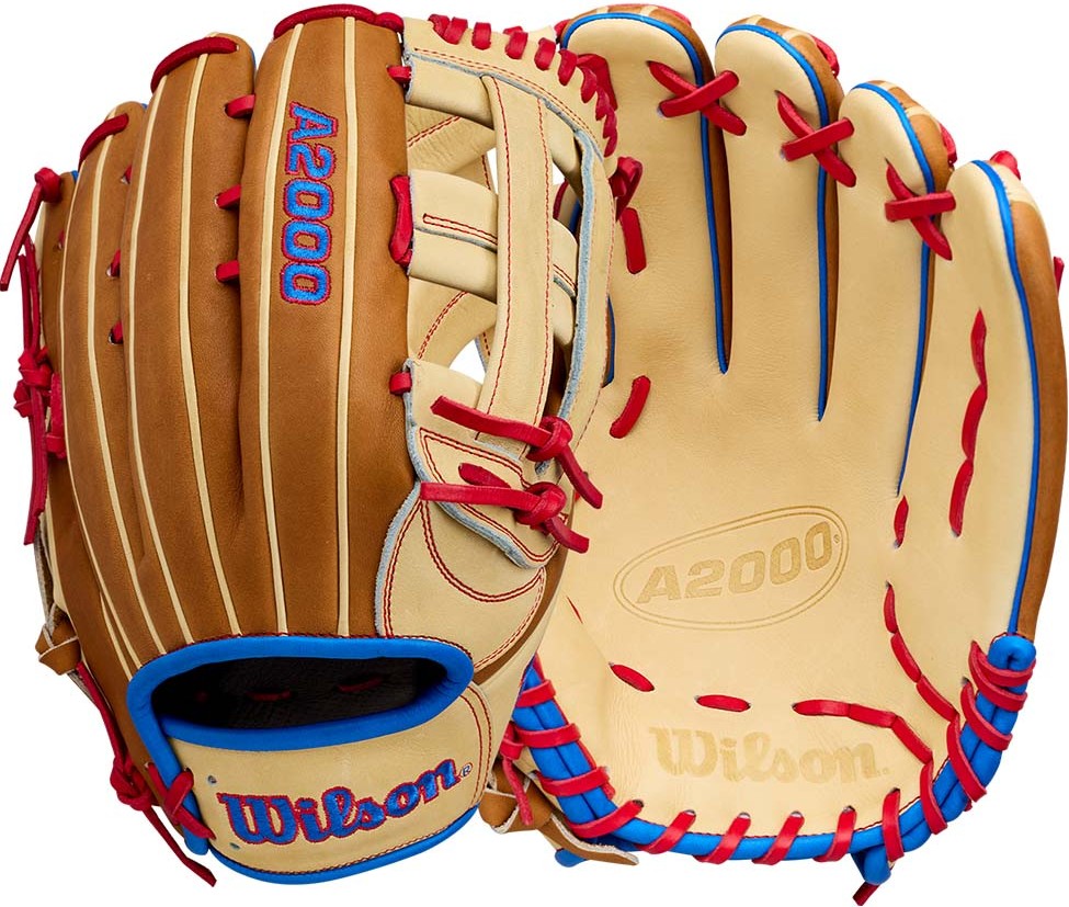 Wilson A2000 1777 12.75’’ Outfield Glove Wbg06001rt1275 - Blonde Saddle Tan Red - Right Throw