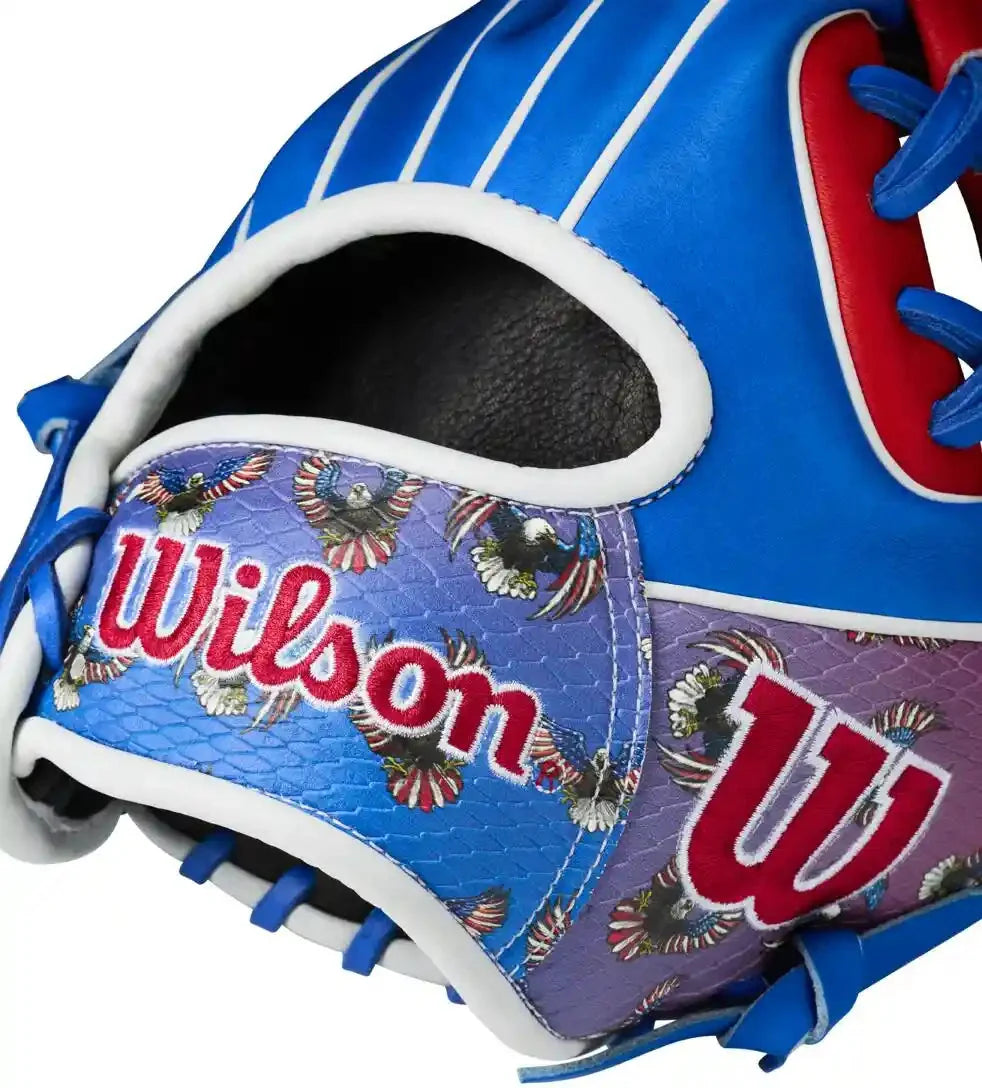 Wilson A2000 1786 11.50” Infield Glove Gotm July 2026 Wbg0018202 - Royal Red White