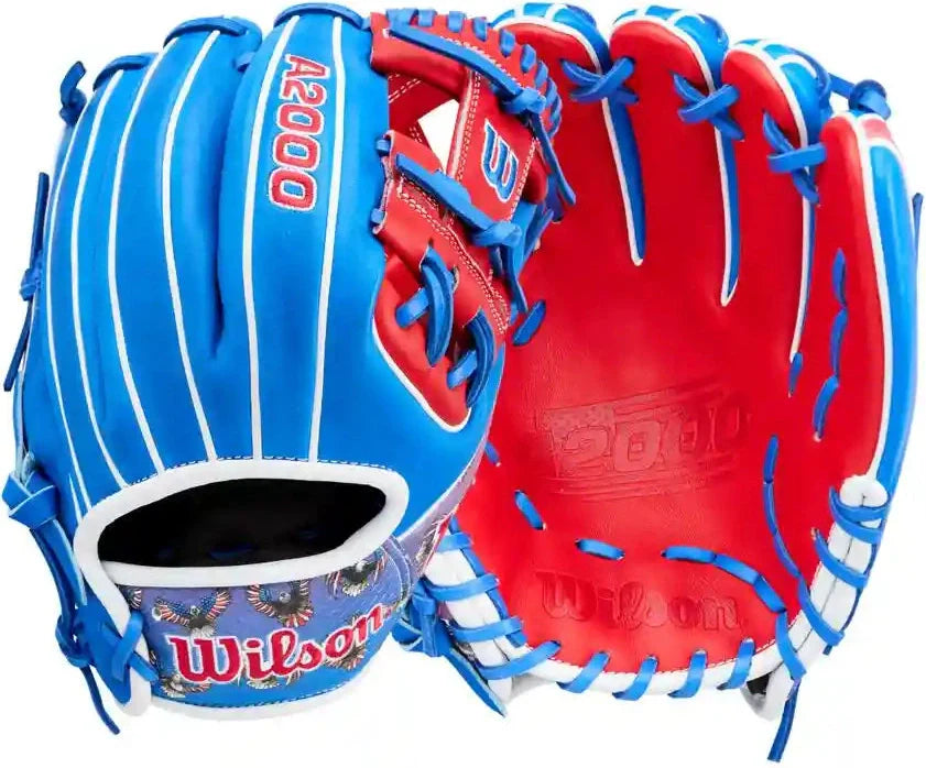 Wilson A2000 1786 11.50” Infield Glove Gotm July 2026 Wbg0018202 - Royal Red White