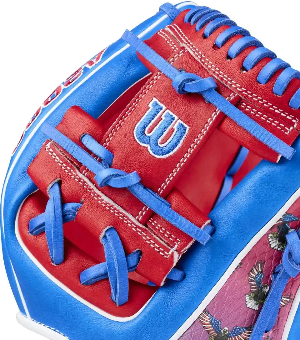 Wilson A2000 1786 11.50” Infield Glove Gotm July 2026 Wbg0018202 - Royal Red White