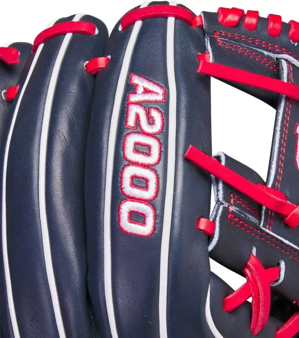 Wilson A2000 1786 11.50’’ Infield Glove July 2023 Gotm Wbw101668115 - Navy Red White - Right Throw