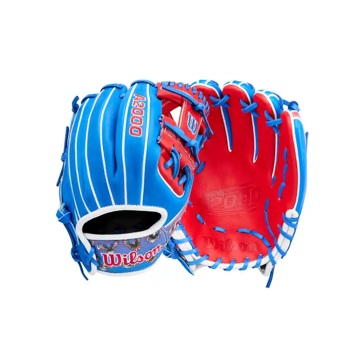Wilson A2000 1786 Ame 11.50” Infield Glove Gotm July 2026 Wbg0018202 - Royal Red White