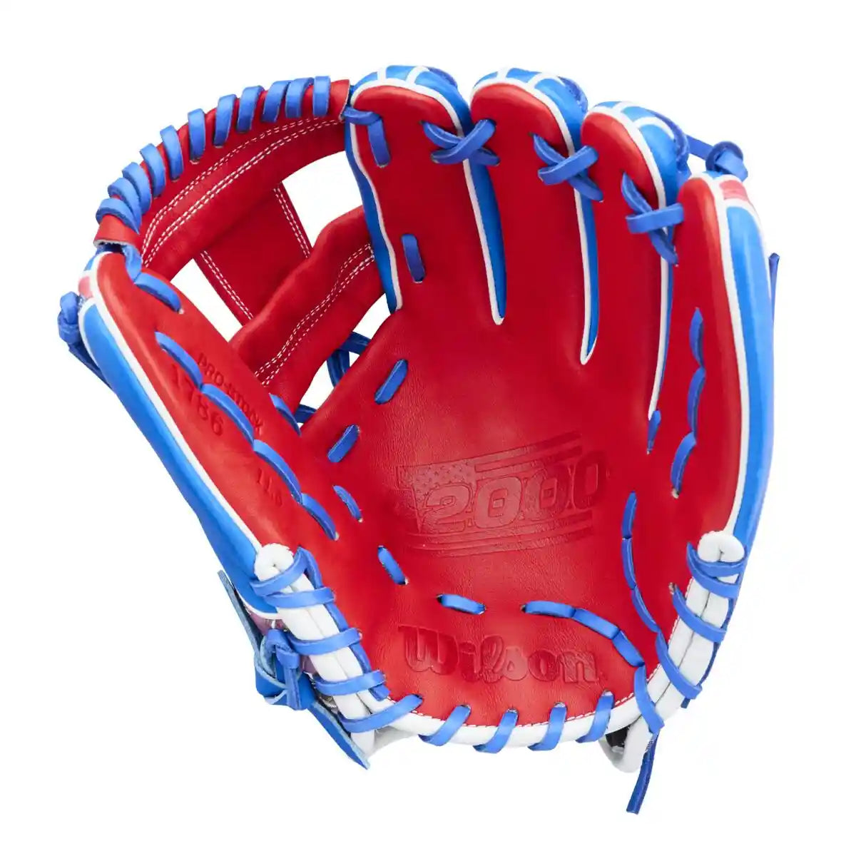 Wilson A2000 1786 Ame 11.50” Infield Glove Gotm July 2026 Wbg0018202 - Royal Red White