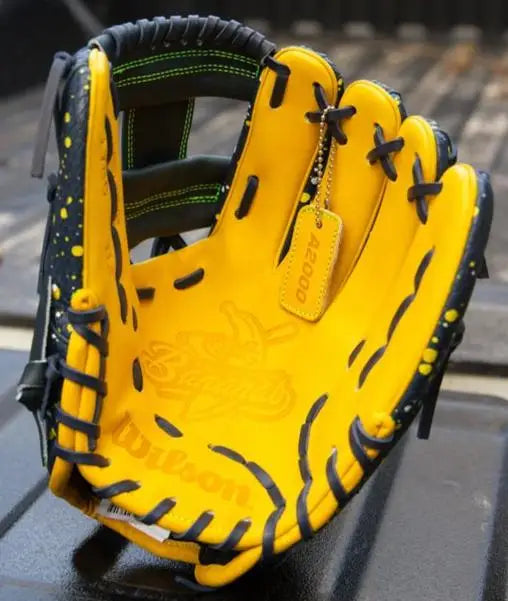 Wilson A2000 1786 Savannah Bananas Paint Splatter 11.50’’ Infield Glove Wbw102218115 - Black Blonde - Cork / Right Throw