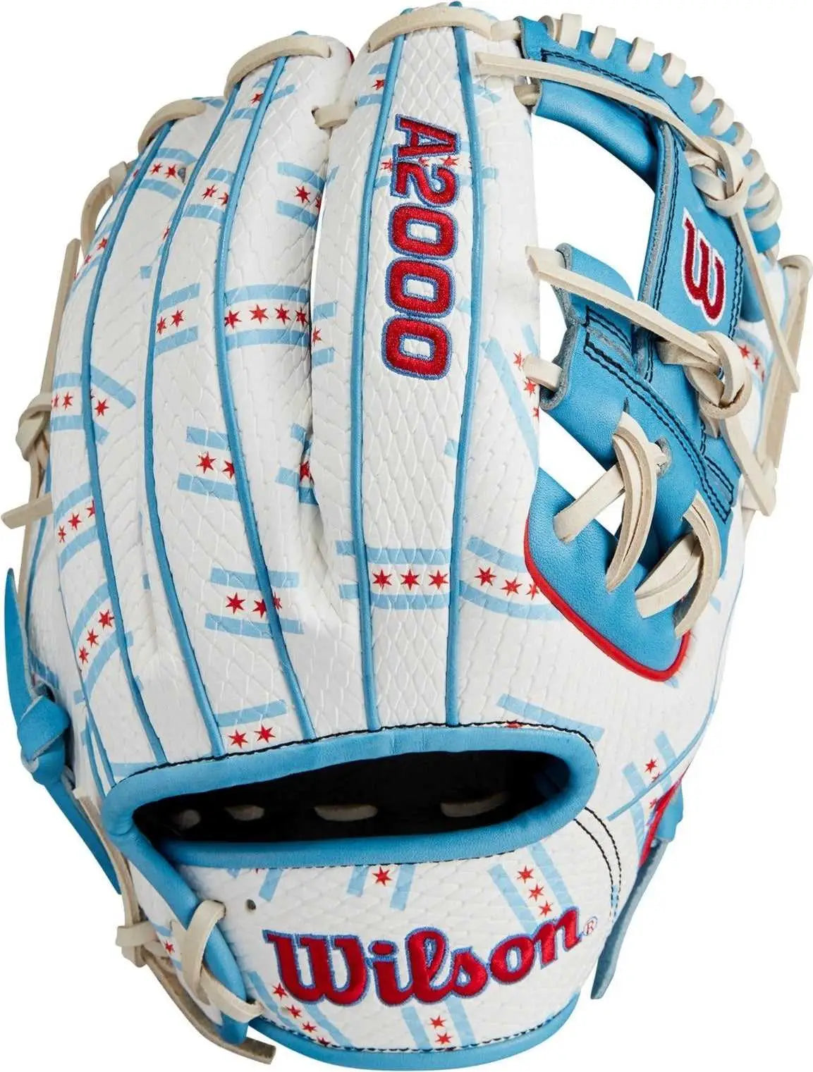 Wilson A2000 1786ss Chicago Cinfetti 11.50’’ Infield Glove Wbw101002115 - White Sky Blue