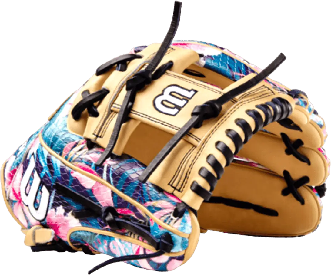 Wilson A2000 1786ss Limited Edition Floral Print 11.50’’ Infield Glove Wbw102244115 - Blonde - Multi-colored / Right