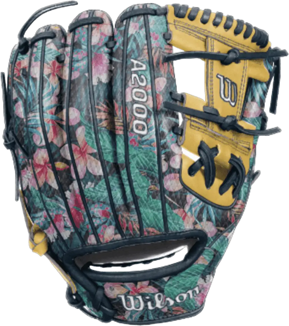 Wilson A2000 1786ss Limited Edition Floral Print 11.50’’ Infield Glove Wbw102244115 - Blonde - Multi-colored / Right