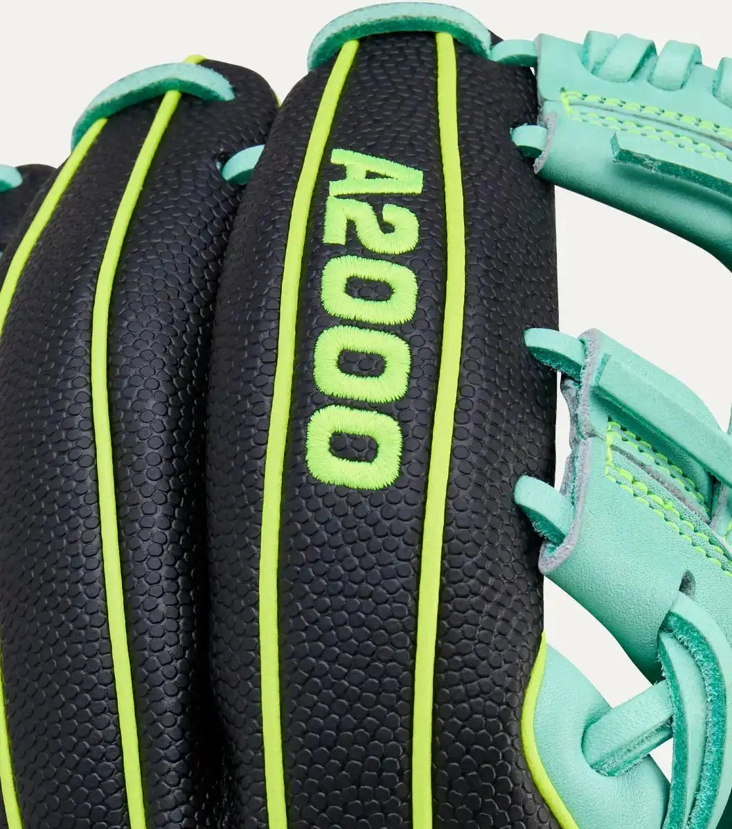 Wilson A2000 1786ss Tennis Ball Limited Edition 11.50’’ Infield Glove Wbw104177115 - Lime Black Teal - Right Throw