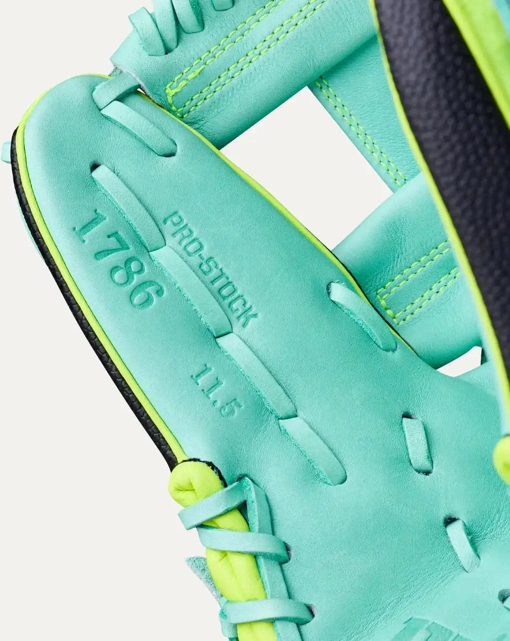 Wilson A2000 1786ss Tennis Ball Limited Edition 11.50’’ Infield Glove Wbw104177115 - Lime Black Teal - Right Throw