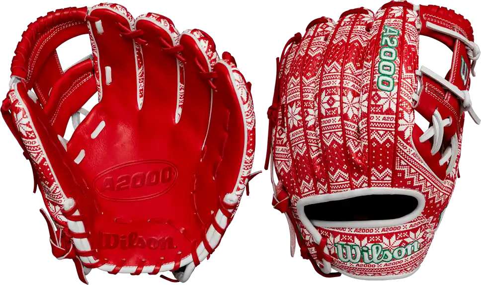 Wilson A2000 1975 11.75’’ Infield Glove Dec 2024 Gotm Wbw1027941175 - Red White - Right Throw