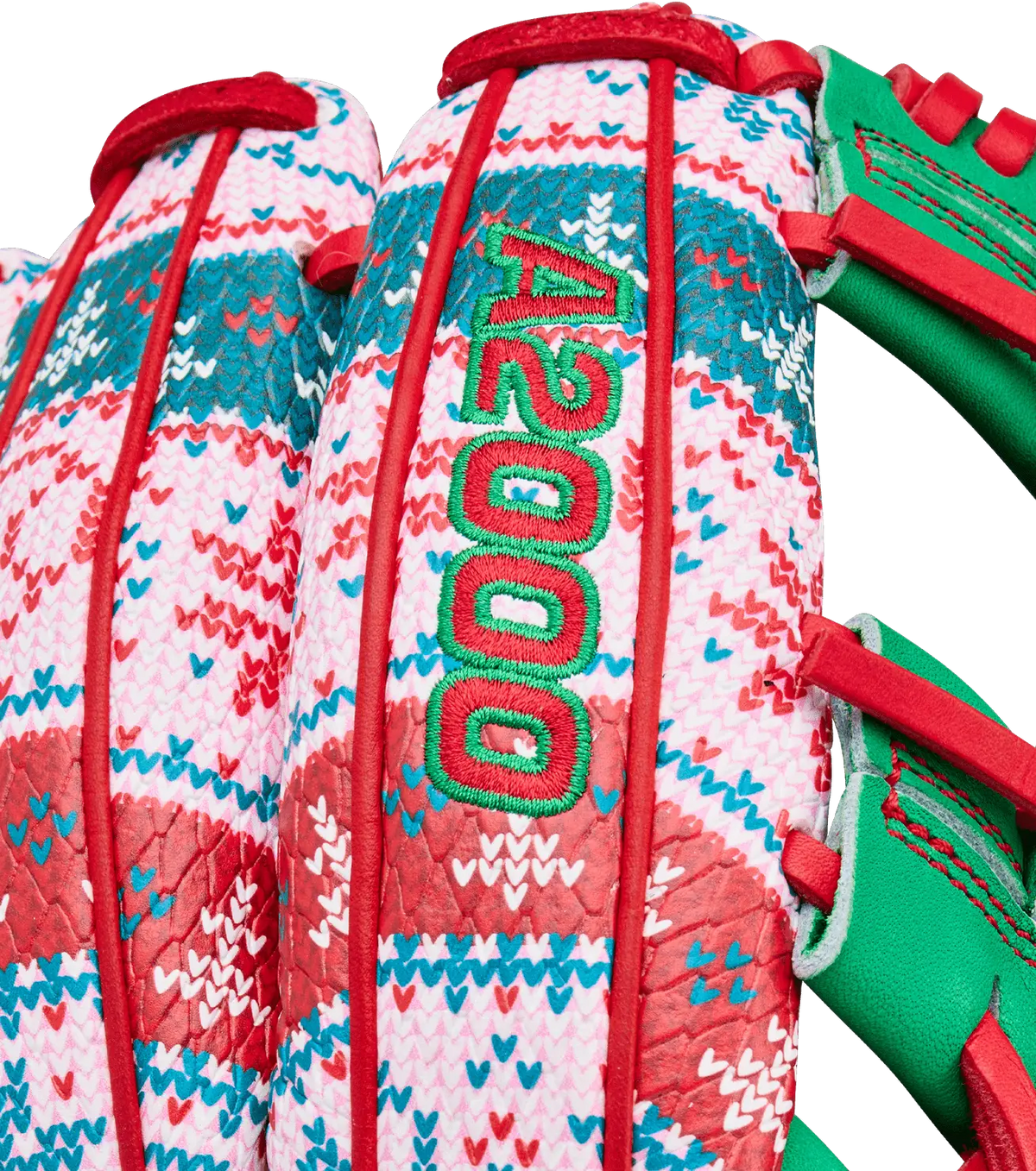 Wilson A2000 1975 11.75’’ Infield Glove Dec 2025 Gotm Wbw1042211175 - Red White - Green / Right Throw