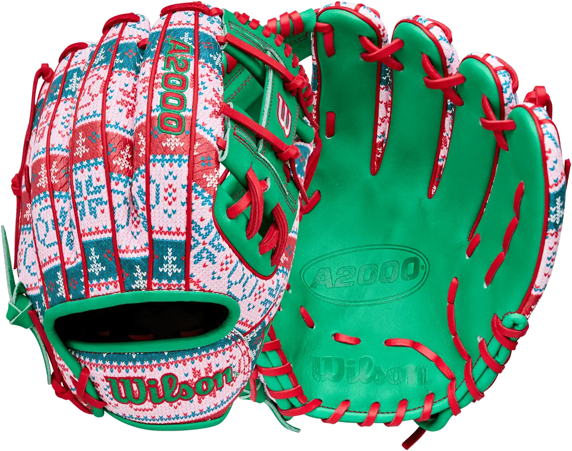 Wilson A2000 1975 11.75’’ Infield Glove Dec 2025 Gotm Wbw1042211175 - Red White - Green / Right Throw